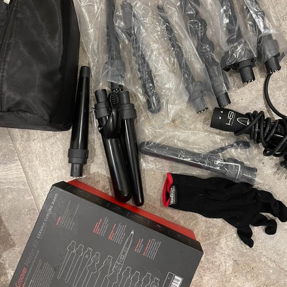 10 PIECE SET curling wand - Picture 1 of 3